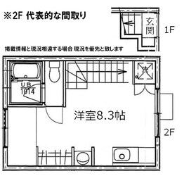 矢賀駅 徒歩20分 2階の物件間取画像